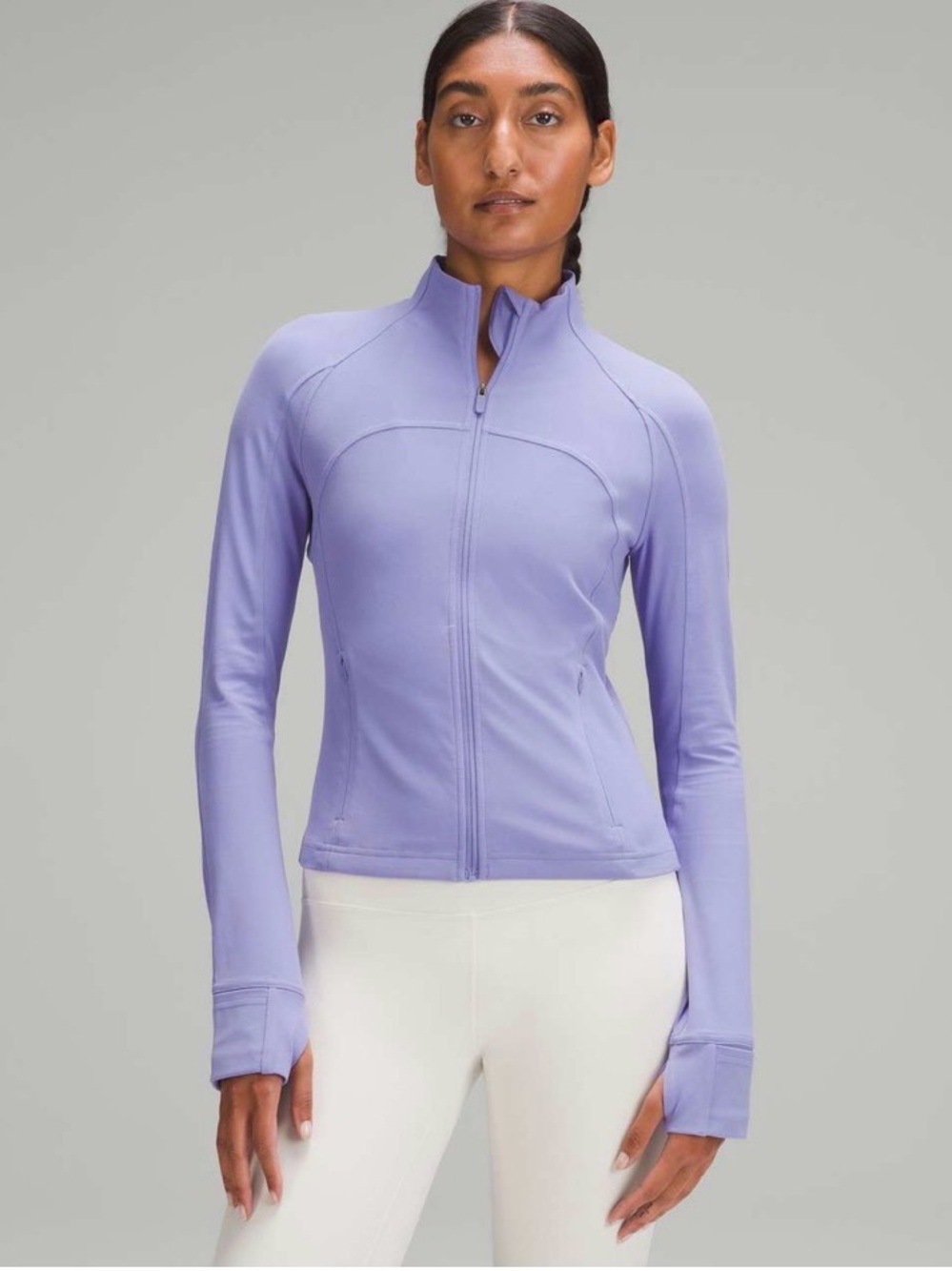 lululemon athletica Define Cropped Jacket Dark Lavender 8